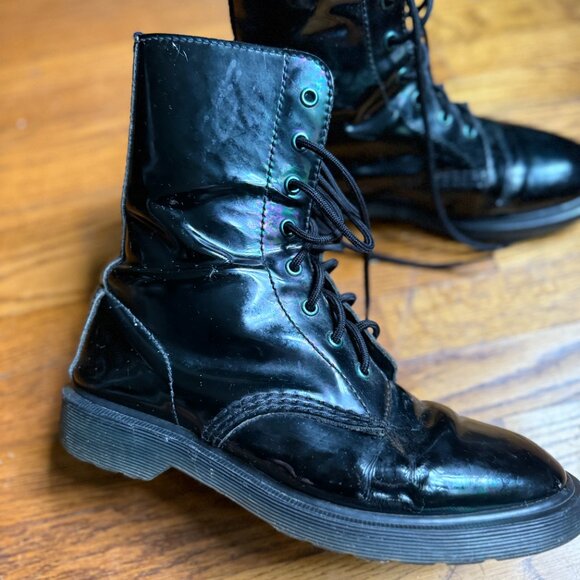 Doc Marten Langston Petrol Oil Slick Size 8 US - Picture 9 of 14